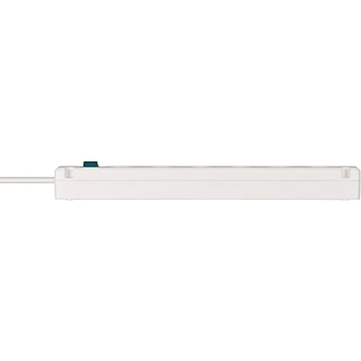 Brennenstuhl Bremounta Steckdosenleiste 5-fach mit USB-Ladefunktion (Mehrfachsteckdose mit 90 Grad Steckdosen, Steckerleiste mit Befestigungsmöglichkeit und 3m Kabel) weiß – Bild 4