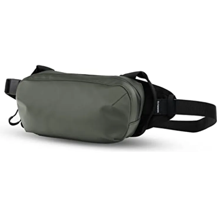 WANDRD D1 Gürteltasche - Umhängetasche für Wandern, Reisen, Festivals, Sport und mehr - Wetterfest für Handys, Brieftaschen, Schlüssel und Kamera, Wasatch Green