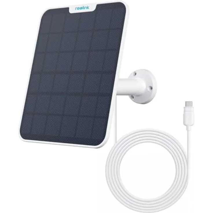 Reolink Solarpanel 2 (Netzwerkkamera Zubehör), Wandmontage mit 360° Flexibilität, wetterfest – Bild 2