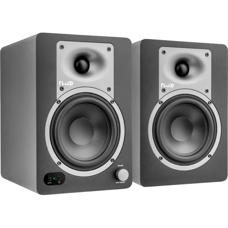 Fluid Audio C50BT - Aktiver 5-Zoll-Zwei-Wege-Referenz-Studiomonitor mit Bluetooth 5.0 und 2 x 42 Watt Verstärkung (Paar)