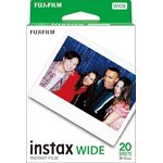 FUJIFILM Instax WIDE Film, Sofortbildfilm für Instax Kameras, Doppelpack 20 Bilder mit weißen Rahmen