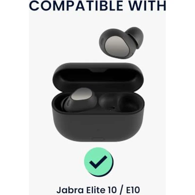kwmobile 8x Ersatzpolster für Jabra Elite 10 / E10, Silikon Ohrstöpsel in 4 Größen für optimalen Tragekomfort – Bild 2