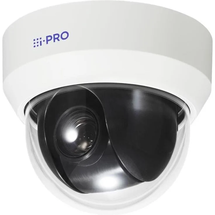 Panasonic Netzwerkkamera WV-U65301-Z1, 2 MP PTZ-Überwachungskamera mit 10-fachem optischen Zoom, farbiger Nachtsicht und IP66-Schutz, Weiss