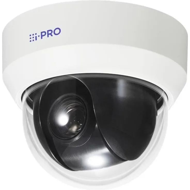 Panasonic Netzwerkkamera WV-U65301-Z1, 2 MP PTZ-Überwachungskamera mit 10-fachem optischen Zoom, farbiger Nachtsicht und IP66-Schutz, Weiss