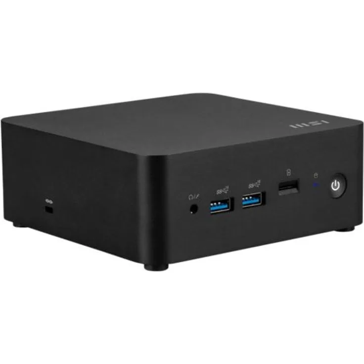 MSI Cubi NUC AI 1UMG-019BEU Mini-PC, bis 64GB RAM, Dual-LAN, SSD/HDD-Support, aktive Kühlung für High-Performance-Einsatz