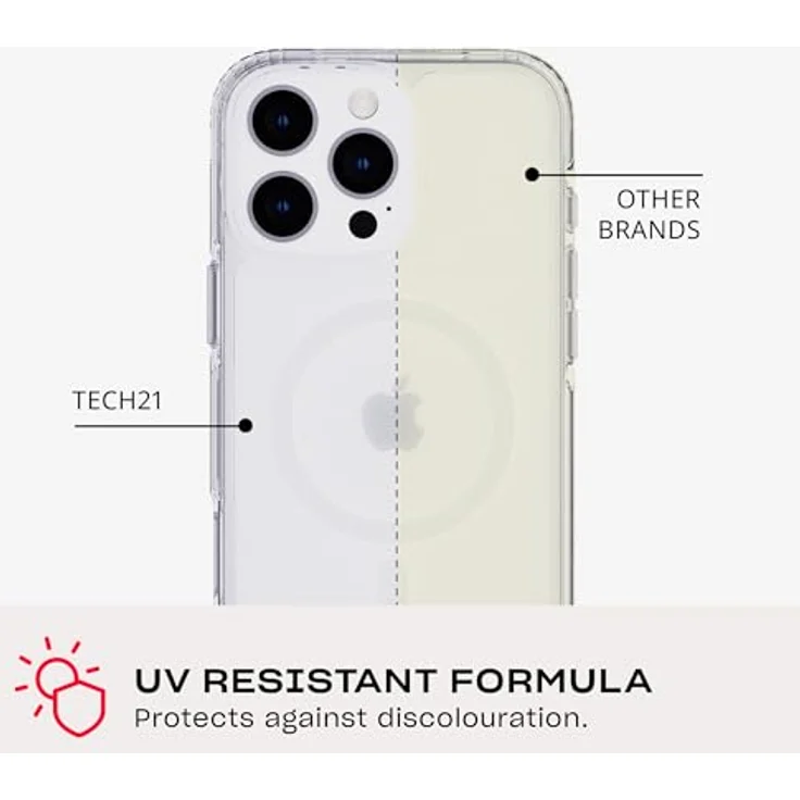 tech21 EvoClear für iPhone 16 Pro Max kompatibel mit MagSafe - Aufprallschutz Hülle - in Klar - Preisvergleich – Bild 5