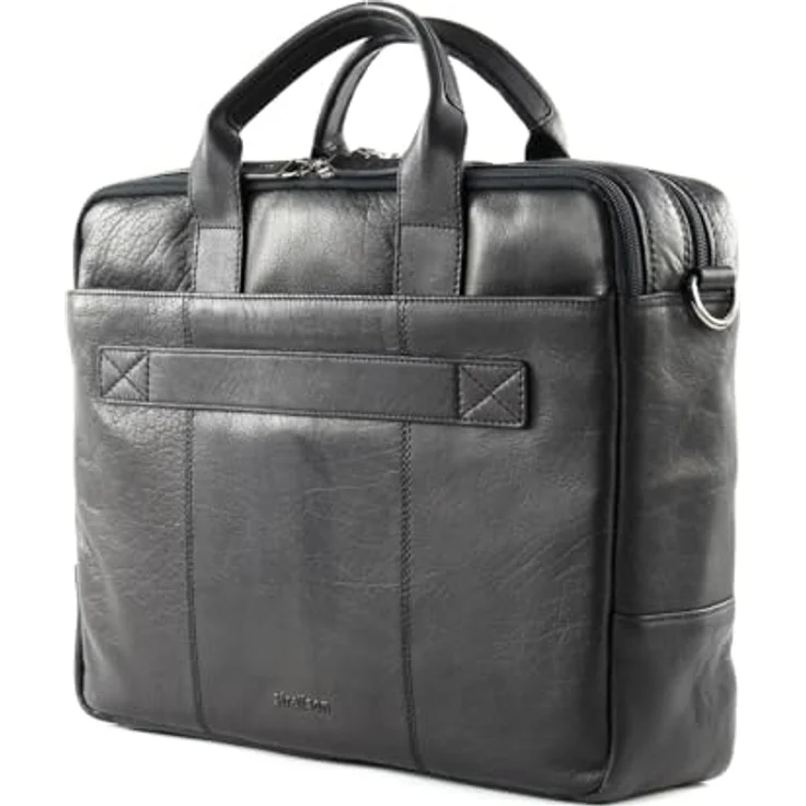 Strellson Hyde Park Aktentasche, Laptoptasche mit 2 Hauptfächern, schwarz, für A4-Unterlagen und Laptop bis 15.6 Zoll – Bild 5