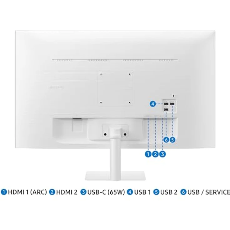 Samsung M7 Smart Monitor S32BM701UU, 32 Zoll, VA-Panel, 4K UHD, 60 Hz, fast rahmenloses Design, TV Apps, Schwarz – Bild 4