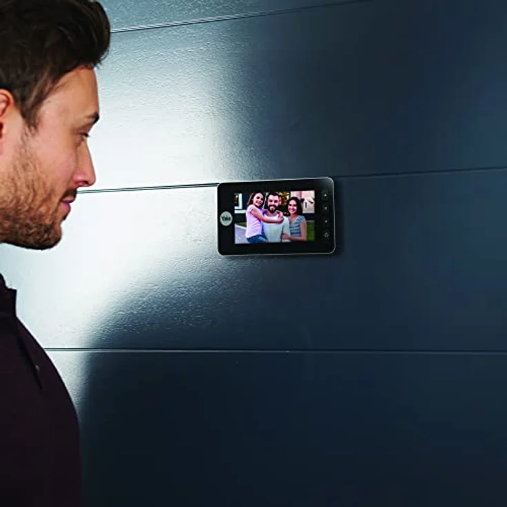 Yale Digitaler Türspion 5800, Smart Home mit Auto Imaging, 110° Blickwinkel, Infrarot-Nachtsicht, Silber – Bild 5