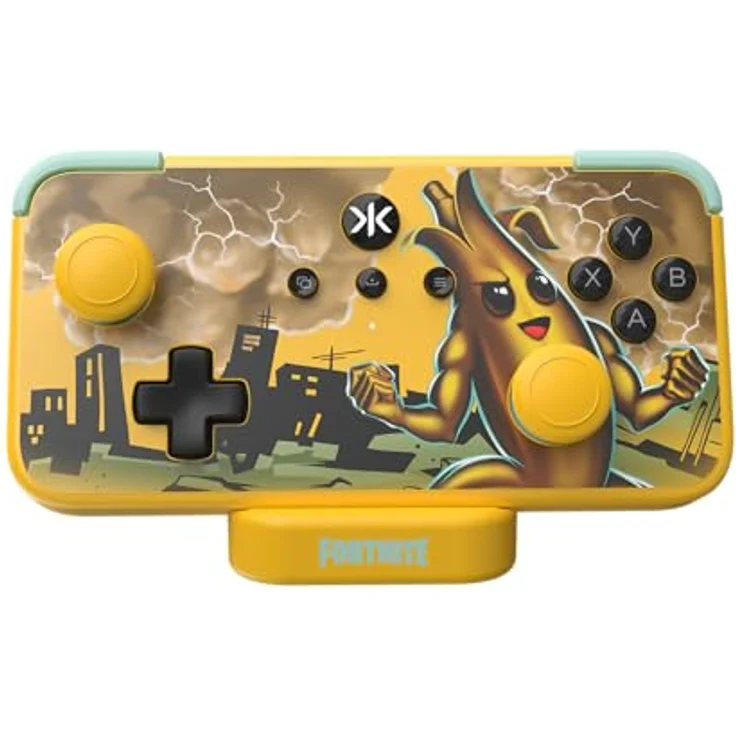 CRKD NEO S Peely Fortnite Edition, Wireless Controller mit Charging Dock und Bluetooth-Konnektivität für Nintendo Switch, PC und Mobile – Bild 1
