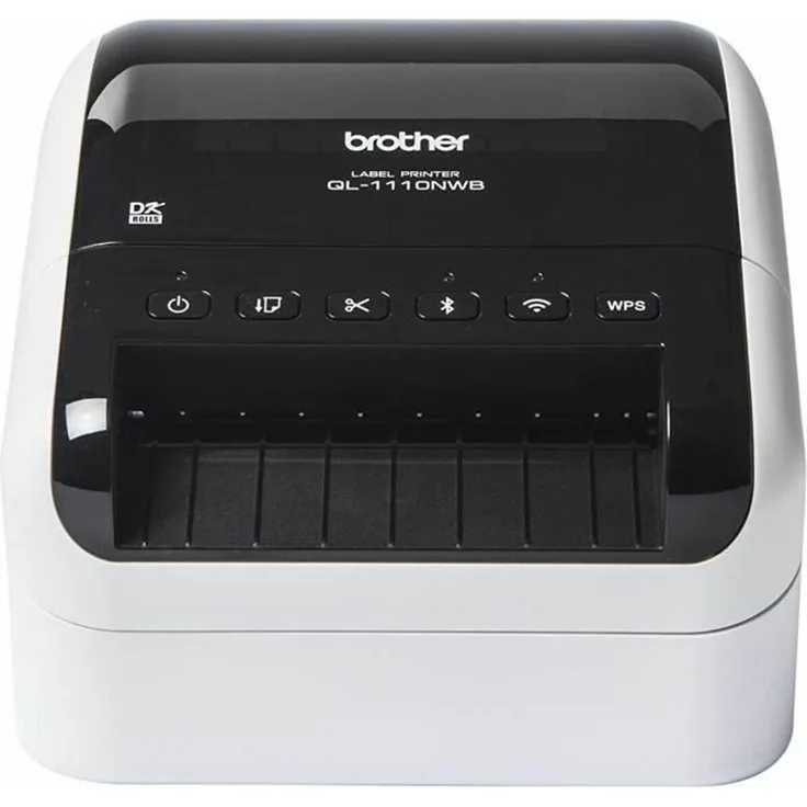 Brother QL-1110NWBC - Etikettendrucker mit Direkt Wärme, 300 x 300 DPI, 110 mm/sek - Schwarz - Weiß