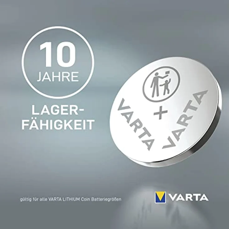 VARTA Batterien Electronics CR1632 Lithium Knopfzellen (2er Pack, in Original Blisterverpackung) – Bild 4