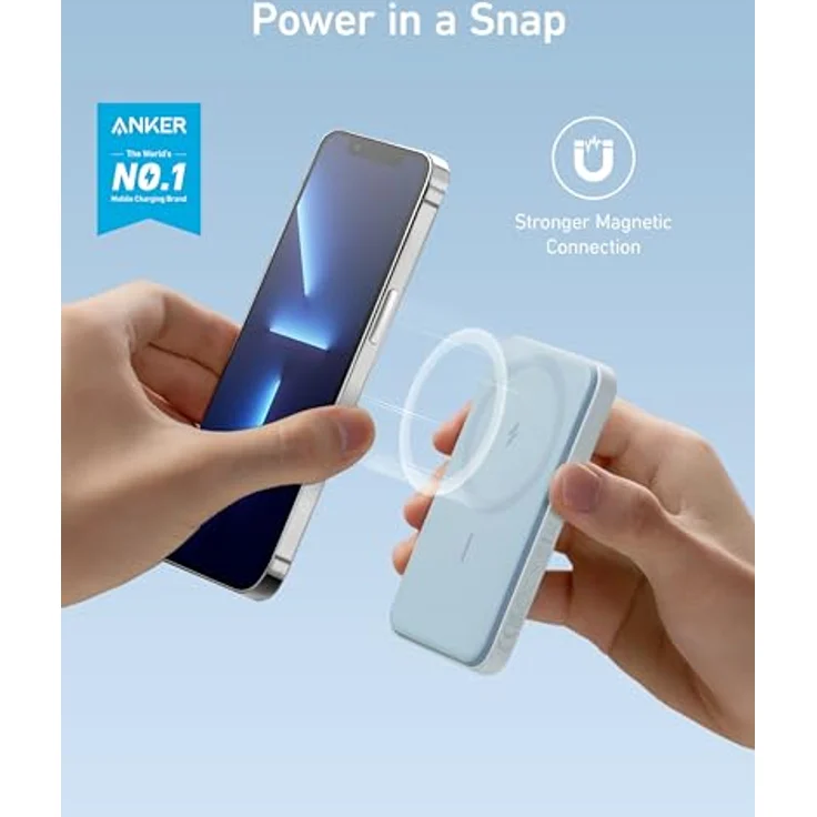 Anker 621 Magnetic Battery (MagGo), blau (A1610032) – Bild 2