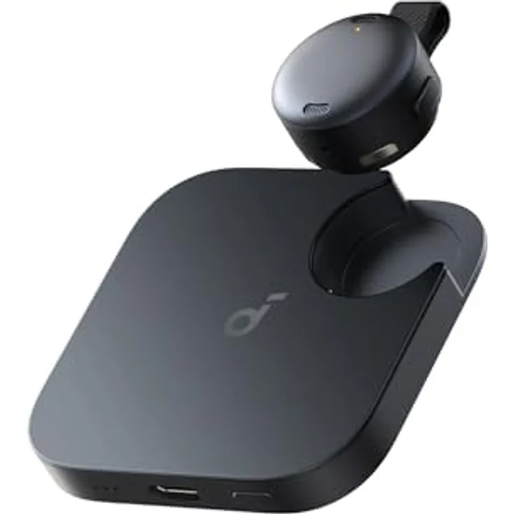 soundcore Work by Anker, tragbares KI-Diktiergerät mit 6 Monaten Pro-Abo gratis, KI-Transkription, kombinierte Meeting-Protokolle, Doppeltipp zum Markieren, MFi-zertifiziert, Datenschutz