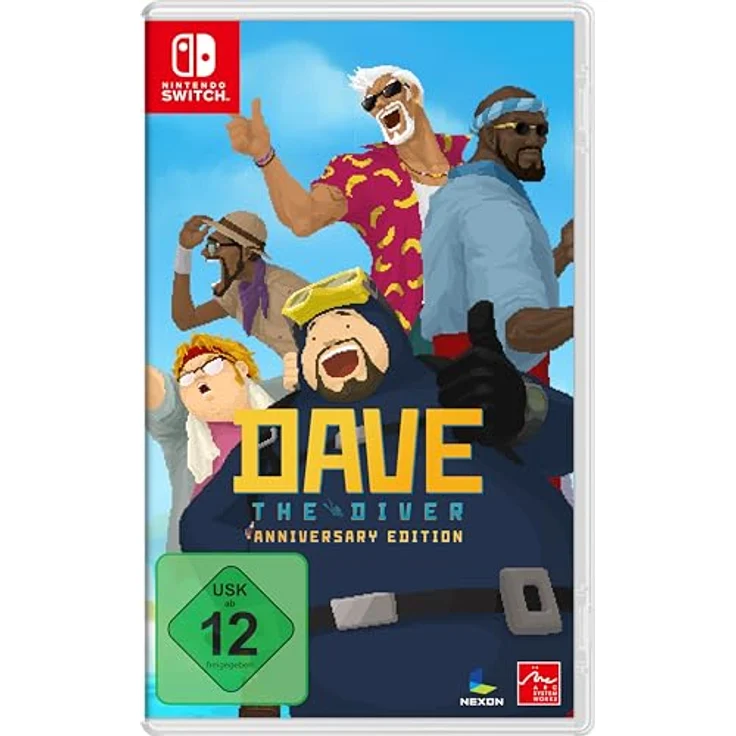 Reef Entertainment DAVE THE DIVER: Anniversary Edition (German Box – Nintendo Switch) - Unterwasser Abenteuer mit Sushi Bar und Charakter-Skins