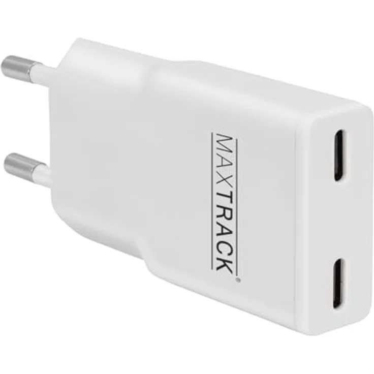 MAXTRACK Schnellladegerät MQ3L – 2 USB-C Ports, 30W, GaN-Technologie, Power Delivery 30W & QC 3.0, ultra-flach 1,5 cm – Bild 3