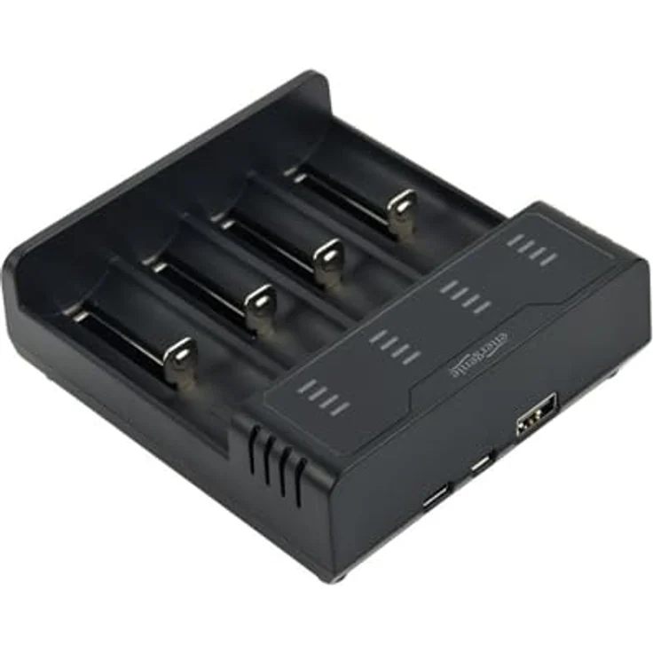 Energenie CARGADOR DE BATERÍA RÁPIDO DE IONES DE LITIO NI-MH +, schnelles Akkuladegerät für Li-Ion und Ni-MH Batterien – Bild 2