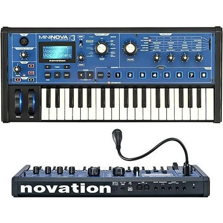 novation MiniNova, MIDI Controller, Blau – Bild 1