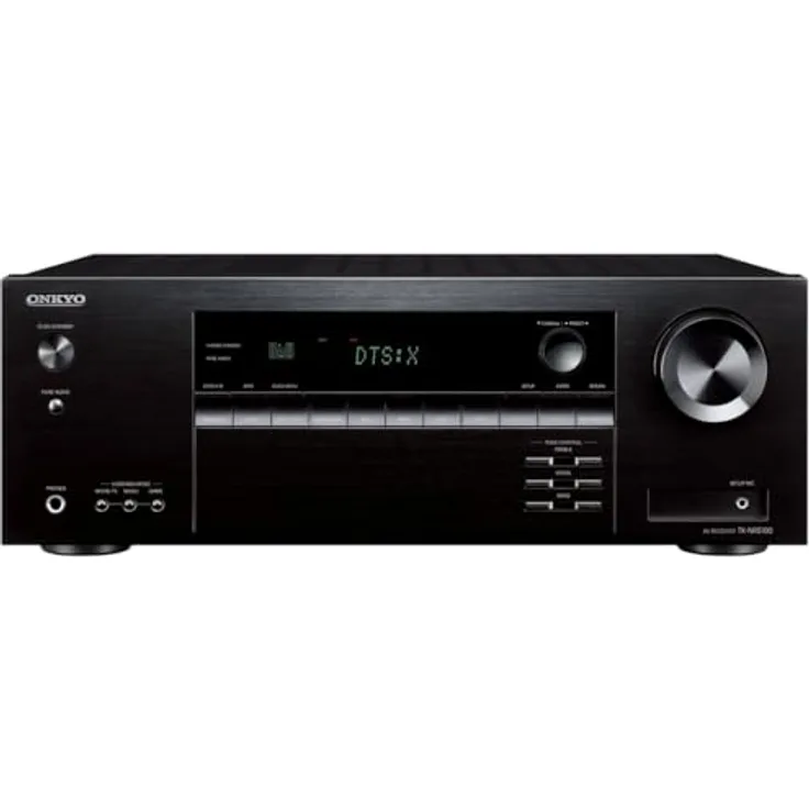 Onkyo TX-NR5100, 7.2ch AV-Receiver mit HDMI 2.1 und 8K Unterstützung, Schwarz