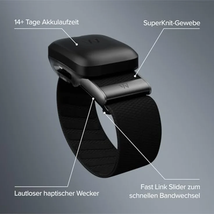 WHOOP 5.0 inkl. Peak-Mitgliedschaft, Schlaf- und Gesundheits-Tracker mit 14 Tagen Akkulaufzeit, personalisiertem Coaching und 12-monatiger Mitgliedschaft – Bild 4