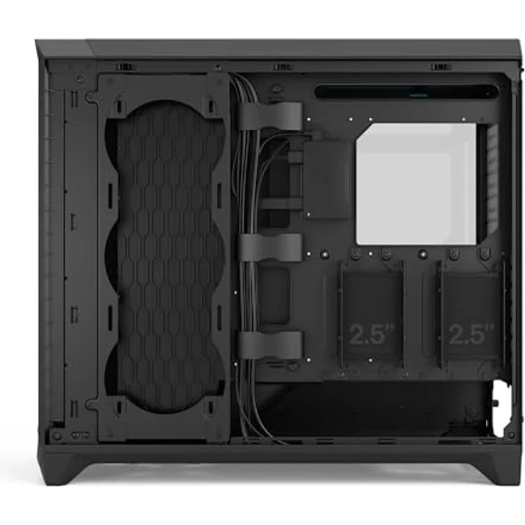 Fractal Design Meshify 3 XL Ambience Pro RGB, Big-Tower PC Gehäuse für E-ATX, Tempered Glass, schwarz, 3x 140-mm-RGB-Lüfter vorinstalliert – Bild 9