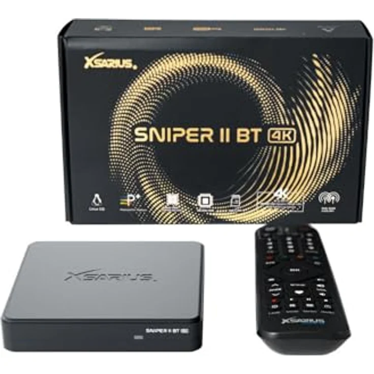 Xsarius Sniper 2 Bluetooth 4K - UHD Linux Mediastreamer, Unterhaltungserlebnis mit schnellem Start in 15 Sekunden, blau – Bild 1