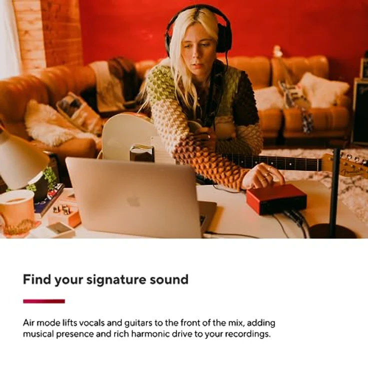 Focusrite Scarlett Solo 4. Gen USB-Audio-Interface für Gitarristen, Sänger und Produzenten — Aufnahmen in HiFi-Studioqualität sowie sämtliche Software, die Sie zur Aufnahme benötigen – Bild 4