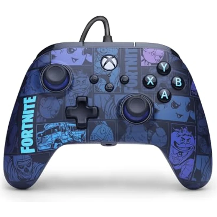 PowerA XB Controller Advantage Wired, Fortnite Victory Royale mit Hall-Effect-Thumbsticks, programmierbaren Gaming Buttons und 3.05 m USB-C-Kabel – Bild 1