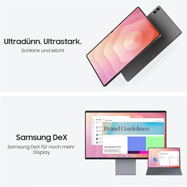 Samsung Galaxy Tab S11 Ultra 5G, AI Tablet mit 512 GB Speicher, 12 GB RAM, DeX, 14,6 Zoll AMOLED Display, lange Akkulaufzeit, Grau, 3 Jahre Herstellergarantie [Exklusiv auf Amazon] – Bild 4