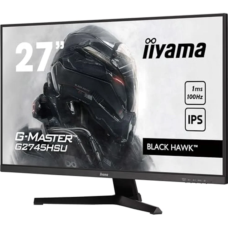 iiyama G-Master Black Hawk G2745HSU-B2 68,5cm 27" IPS LED Gaming Monitor Full-HD HDMI DP USB2.0 1ms Adaptive Sync schwarz – Bild 4
