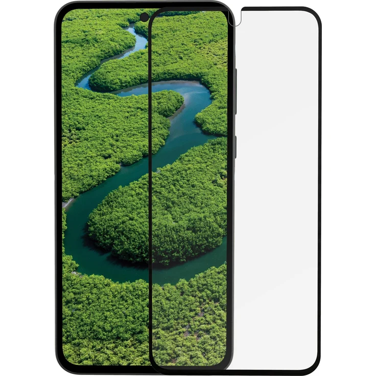 dbramante1928 Displayschutz Eco-Shield für Samsung Galaxy A55 5G, 9H Härte, antimikrobiell, transparent, 1 Stück