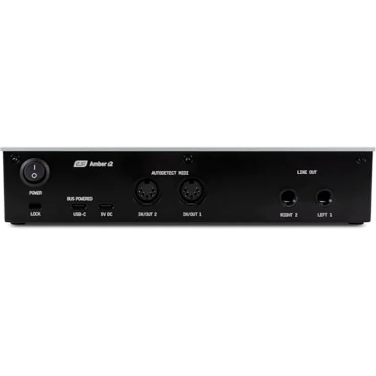 ESI Amber i2, 24-bit/192kHz USB-C Audiointerface mit 2 Ein- / 2 Ausgängen, 2x Class-A Mic-Pre, LCD-Display – Bild 5