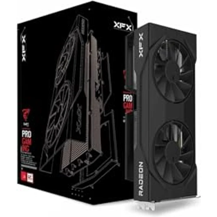XFX RADEON RX 9060XT SWIFT DF OC Gaming, Grafikkarte mit 16GB GDDR6, 2xDP/1xHDMI, Boost-Frequenz bis zu 3320 MHz – Bild 1