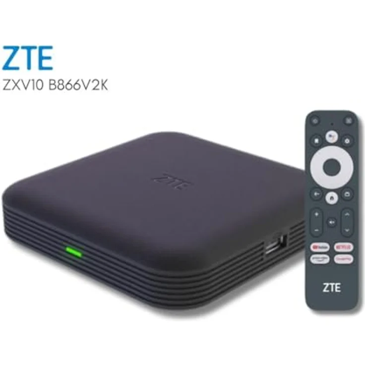 Servimat ZXV10 B866V2K, UHD Streaming Box mit 8 GB RAM, Android 11, Schwarz – Bild 2