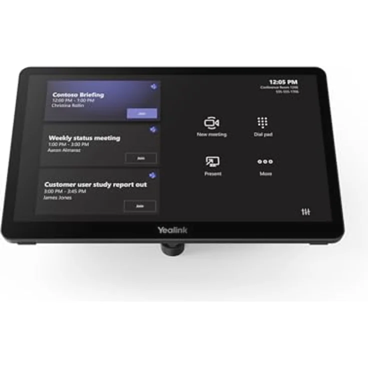 Yealink MTouch Plus-EX Package, 11.6" Full-HD Touch Console für MVC Series Room System, PoE-fähig, schwarz – Bild 6
