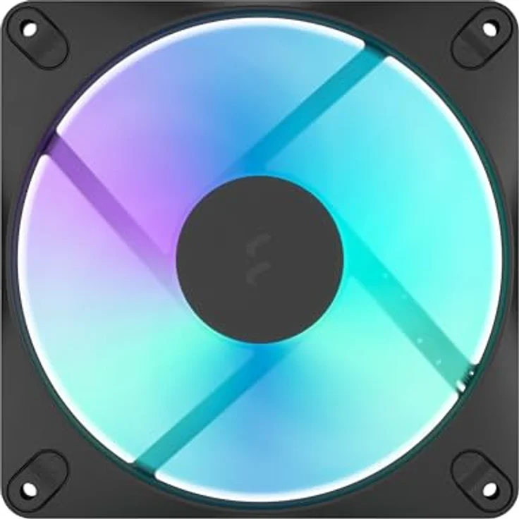 Fractal Design Dynamic 3 14 PWM RGB Black, Gehäuselüfter 140mm mit 76.3 CFM Luftstrom, 3er Pack – Bild 5