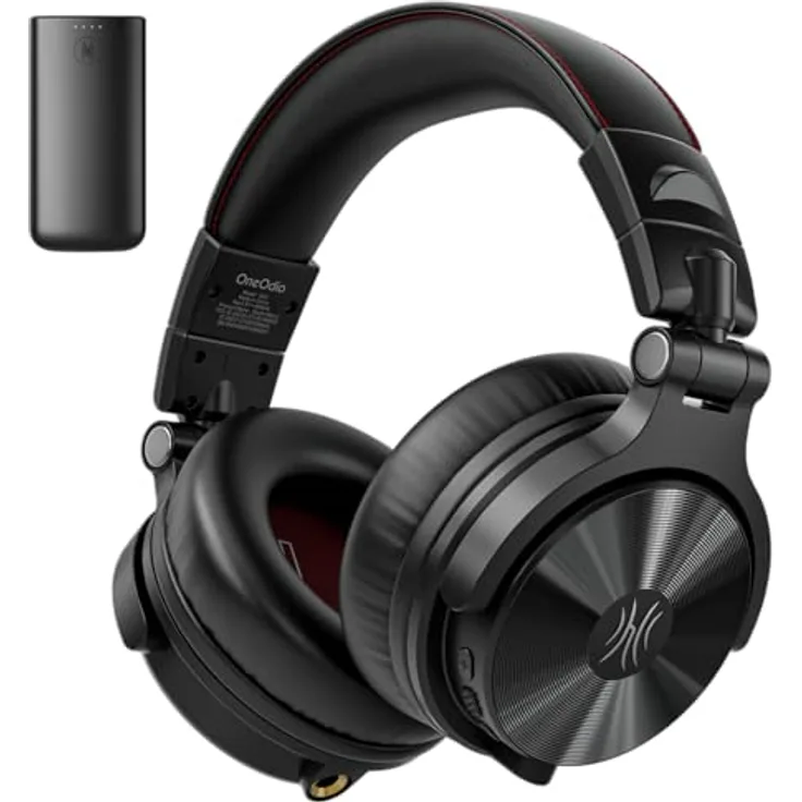 OneOdio Studio Max 2, Kabellose DJ-Kopfhörer mit 9 ms Niedriglatenz, 120h Akku, LDAC, Hi-Res Wireless, 4 Modi, für Studio/Mixing/Gaming