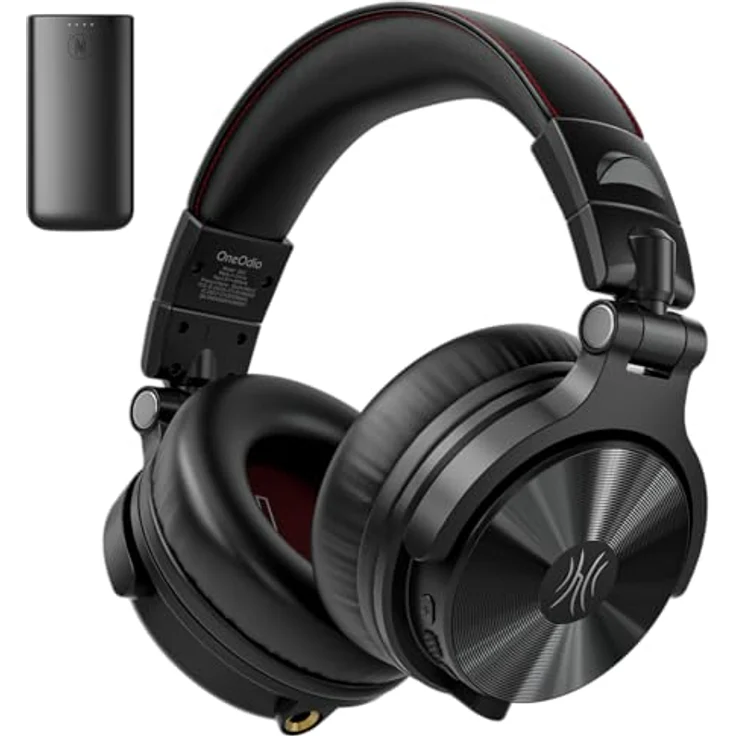 OneOdio Studio Max 2, Kabellose DJ-Kopfhörer mit 9 ms Niedriglatenz, 120h Akku, LDAC, Hi-Res Wireless, 4 Modi, für Studio/Mixing/Gaming – Bild 1