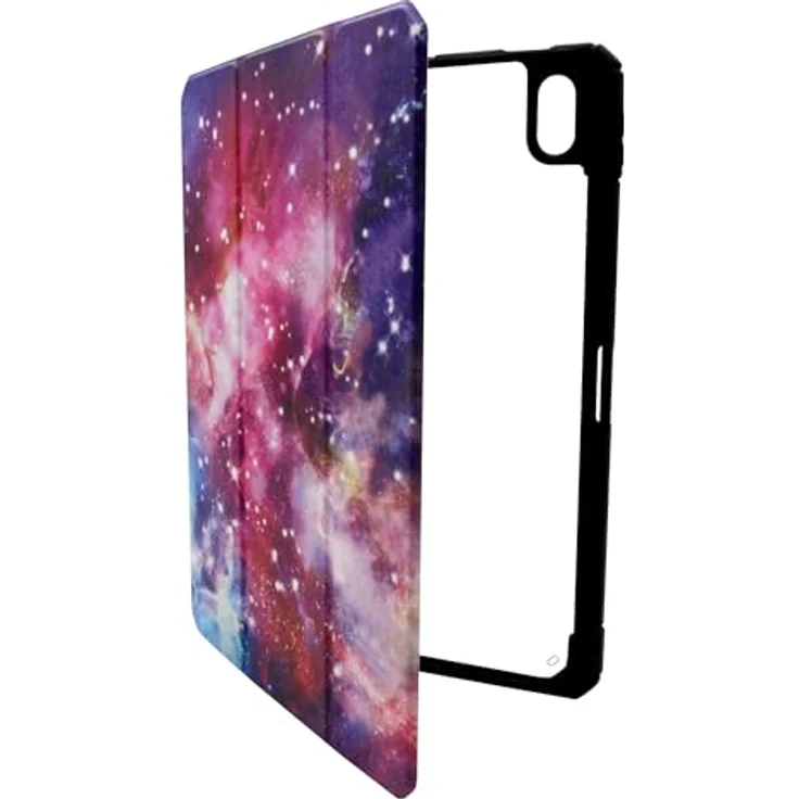 REALPOWER iPad 10 Case 10,9" Design Galaxy, Bookcover für Apple, 10. Generation, weinrot – Bild 3