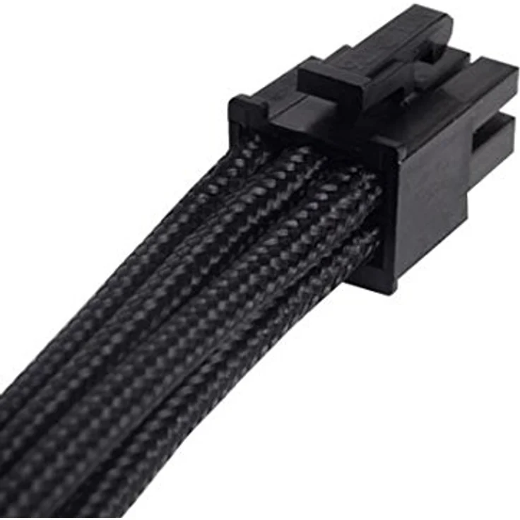 SilverStone SST-PP07-IDE6B - Netzteil-Verlängerungskable 25cm 6pin auf PCI-E 6pin, schwarz - Preisvergleich – Bild 5