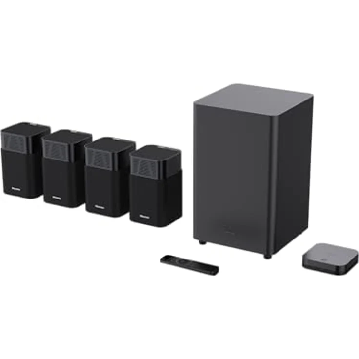 Hisense HT Saturn Heimkino-System mit Dolby Atmos, DTS:X, Devialet-Tuning & Raumkalibrierung für 3D Surround Sound – Bild 2