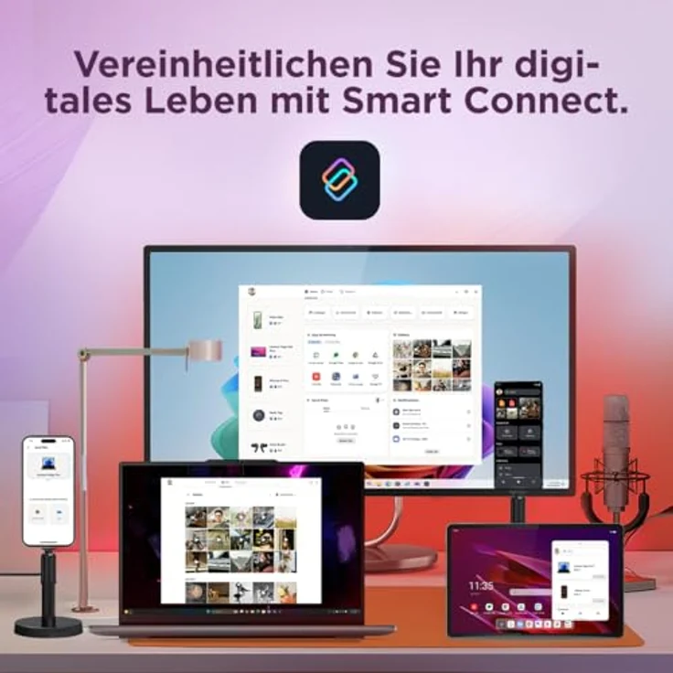 LENOVO Yoga 7 2-in-1 14AGP11 Copilot+ PC, 14 Zoll WUXGA Touchscreen, AMD Ryzen™ AI 5 435, 16 GB RAM, 512 GB SSD, Windows 11 Home, Muschelfarbe – Bild 13