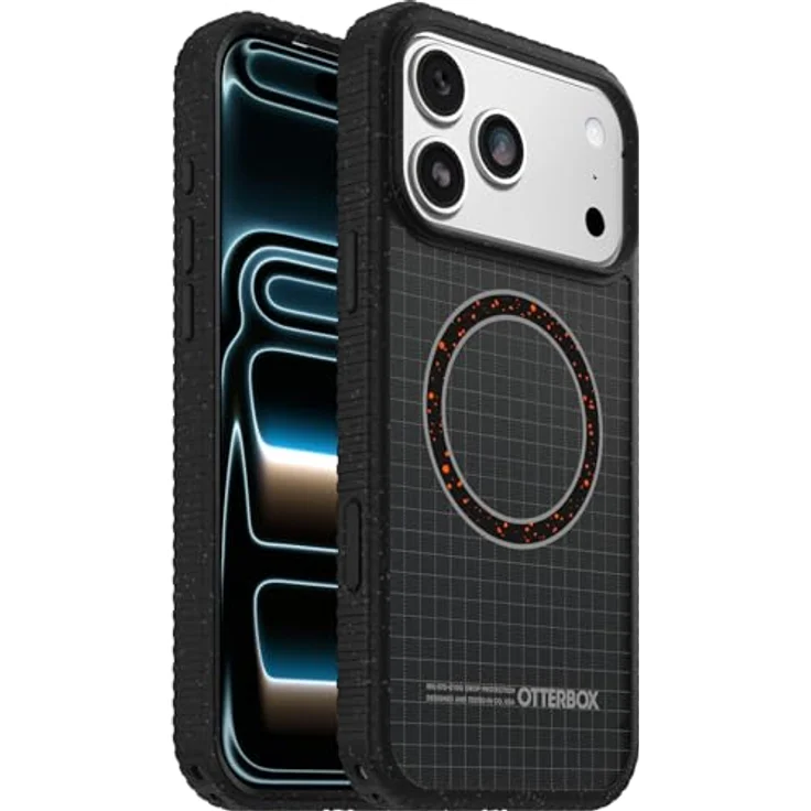 OtterBox Sole Series MagSafe Hülle für iPhone 17 Pro Max, stoßfest, sturzsicher, 5X militärisch getestet, Schwarz – Bild 1