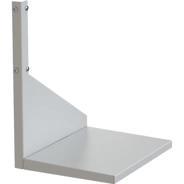 SMS Smart Media Solutions FUNC SIDE SHELF, weiße Laptopablage, 385 x 306 mm, maximal 7 kg Tragkraft