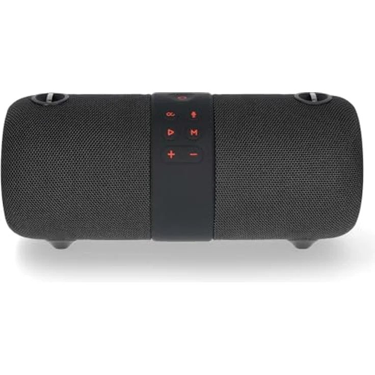 Nedis Bluetooth-Lautsprecher, tragbarer 40 W Stereo-Lautsprecher mit 6,5 Std Akkulaufzeit, Bluetooth 5.0 und IPX6 Wasserschutz, Schwarz – Bild 5