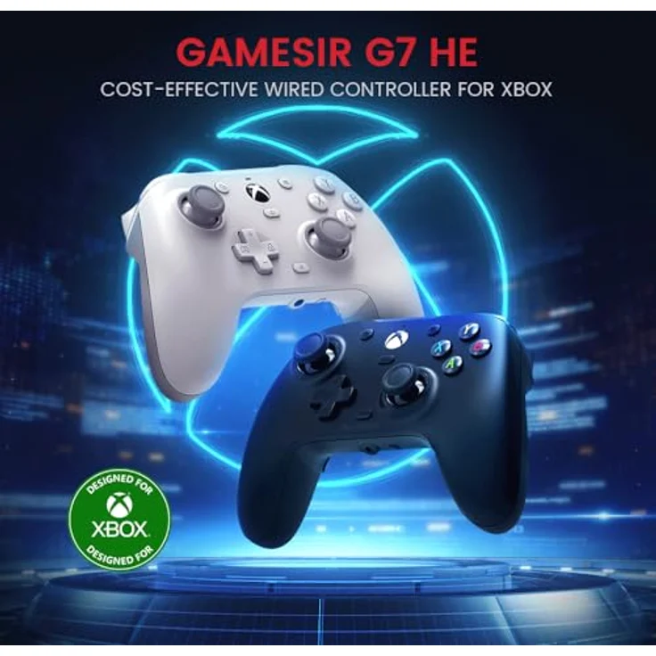 GameSir G7 HE Wired Controller, Offiziell lizenzierter für Xbox Series X|S, Xbox One, Windows 10|11, PC, Game Controller mit Hall Effekt Sticks, Schwarz – Bild 2