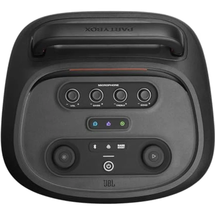 JBL PartyBox 520, Bluetooth Lautsprecher mit 400 W, IPX4, Laufzeit bis 15 h, schwarz – Bild 7