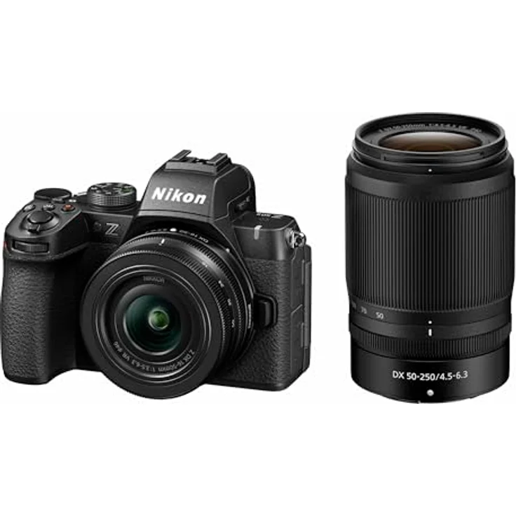 Nikon Z50II Kit 16-50 DX + 50-250 DX | Ideal für Fotos, Filme, Vlogs und Live Streaming (20.9 MP, 4k Video, Picture Control + kostenloser Nikon Imaging Cloud) – Bild 1