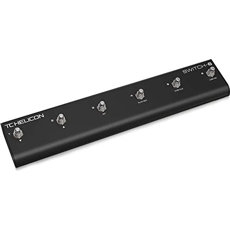 TC Helicon Switch-6, Fussschalter für Vocal- und Gitarren-Multieffektgeräte, 6 Taster, robustes Metallgehäuse, kompatibel mit VoiceLive 2 und 3 – Bild 2
