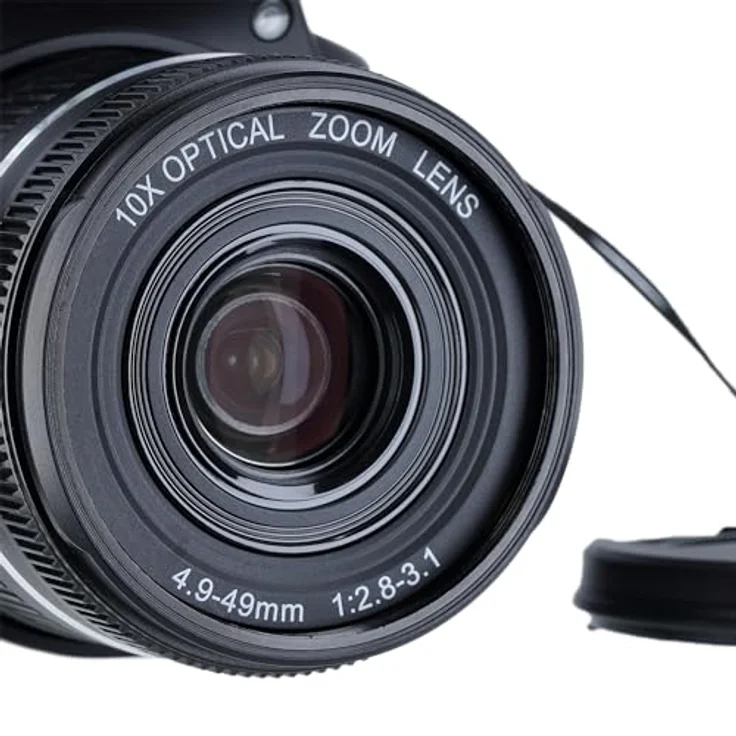 Rollei Powerflex10X Kompaktkamera - 10x Optischer Zoom, Bis zu 64 MP, 4K-Video, Smartphone App – Bild 2